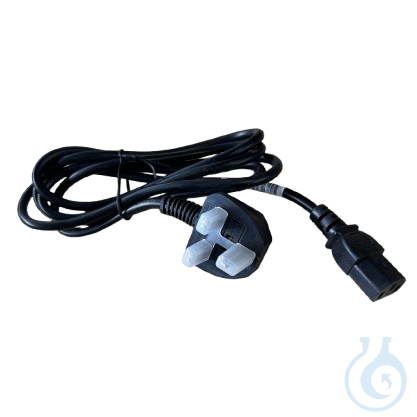 Power cable, with UK-plug, Suitable for models VacPro 12 and VacPro 22. - Luminix Health
