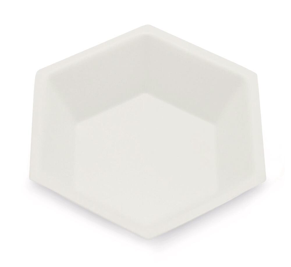 Weighing pan PS hexagonal, 46 ml