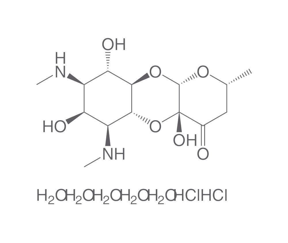 Spectinomycin dihydrochloride pentahydrate, 30 g