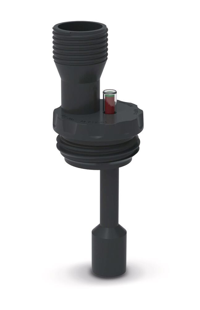 Fill level indicator with funnel connection, b.safe, PE-EX, for barrels Mauser2