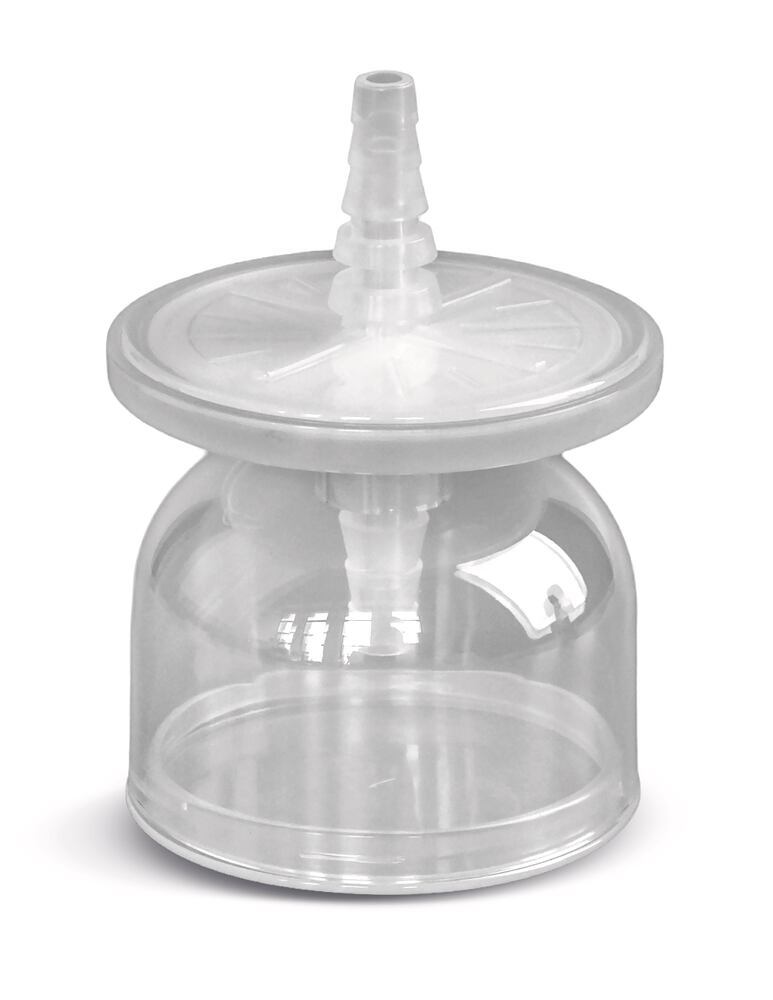 SteriBell GF/PES filter unit, hydrophobic, 0,22 µm, 50 mm, non-sterile, with FB