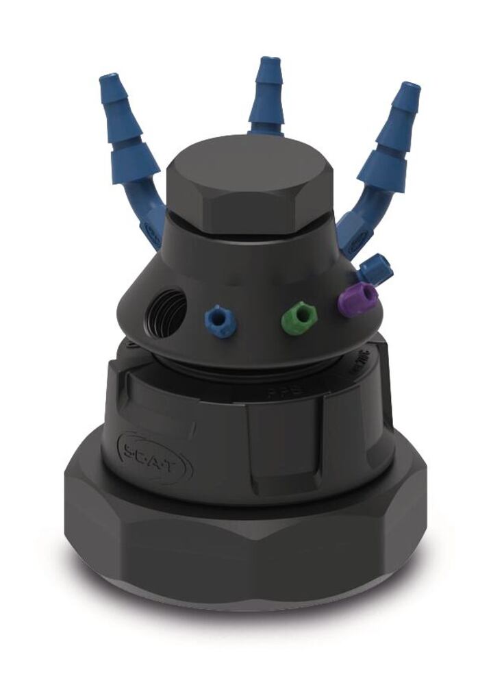 LISA V3.0 safety waste cap, electrically conductive, connection set S70/71