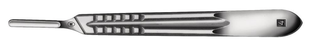 Scalpel handle, stainless steel 1.4016