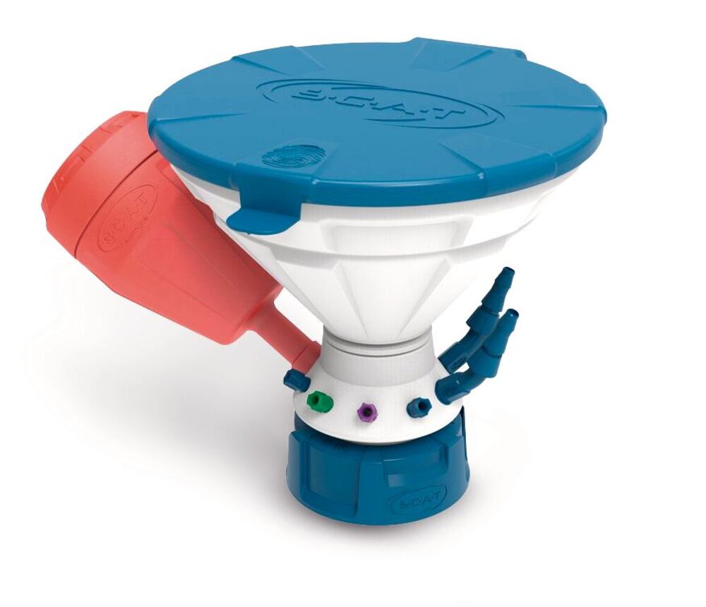 Universal Waste Hub JAN set, S60/61, with funnel and exhaust air filter