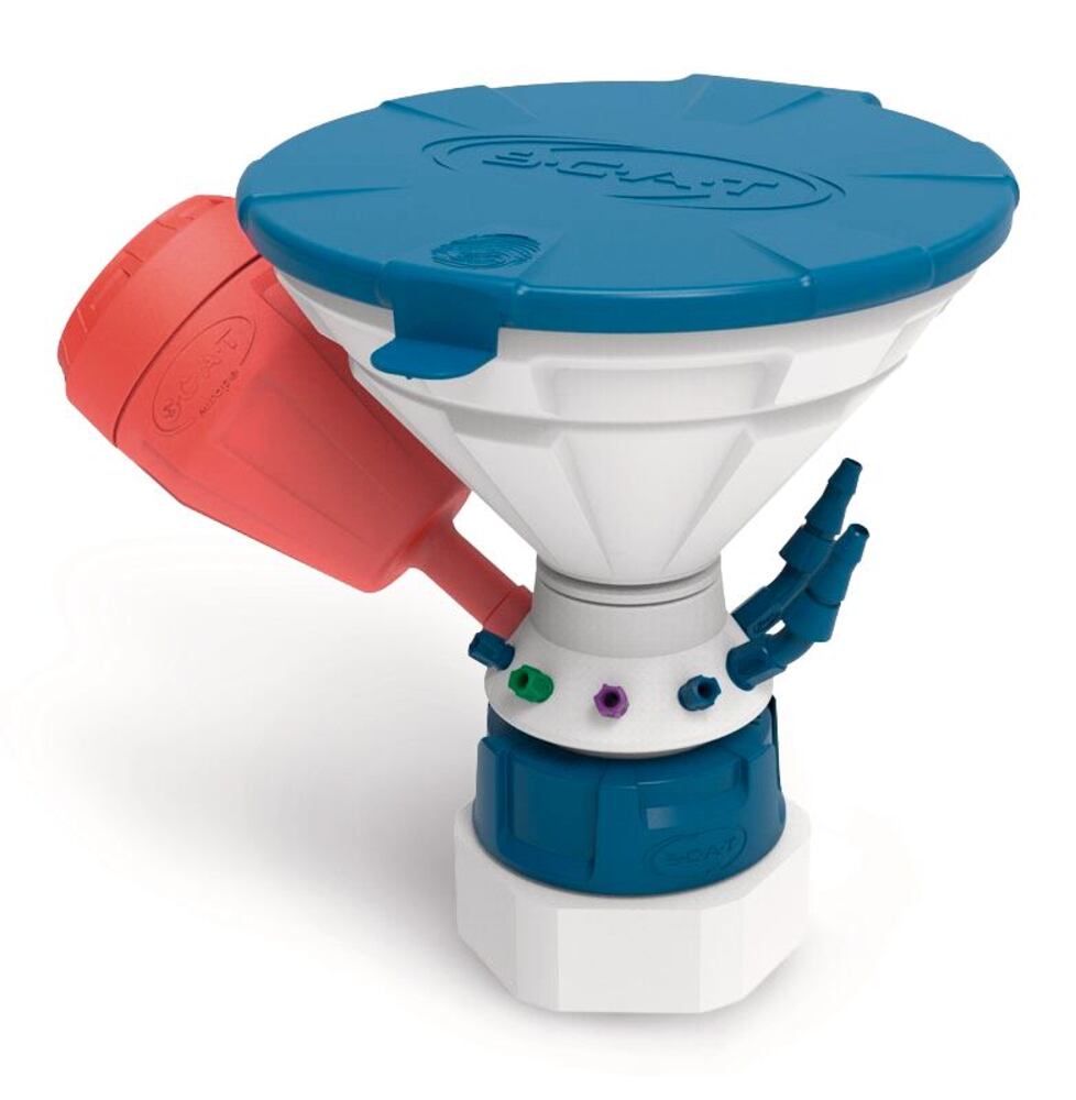 Universal Waste Hub JAN set, S65, with funnel and exhaust air filter