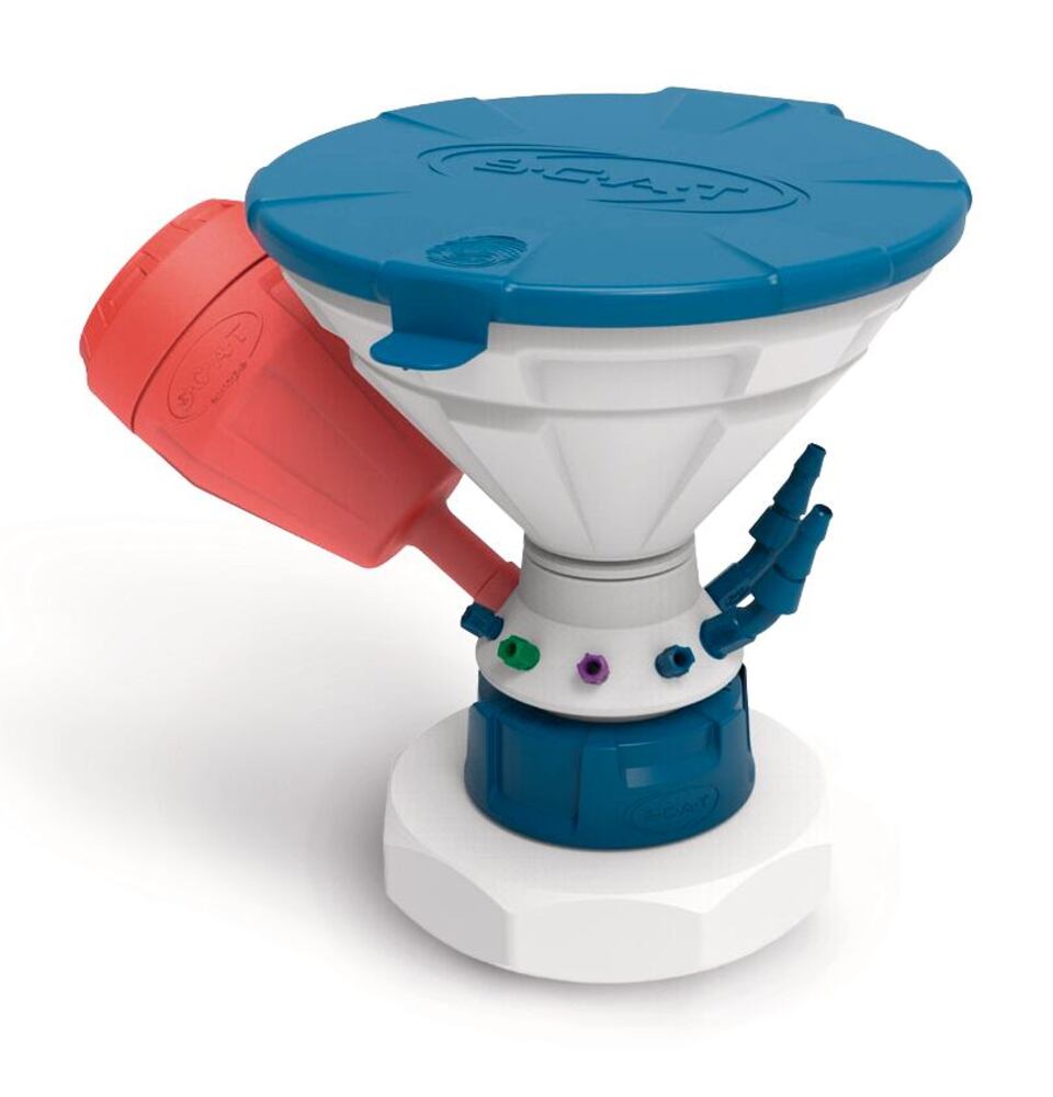 Universal Waste Hub JAN set, S95, with funnel and exhaust air filter