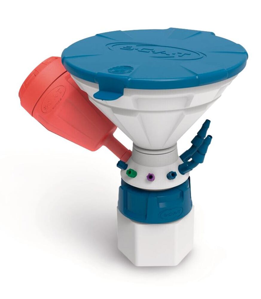 Universal Waste Hub JAN set, 53B, with funnel and exhaust air filter