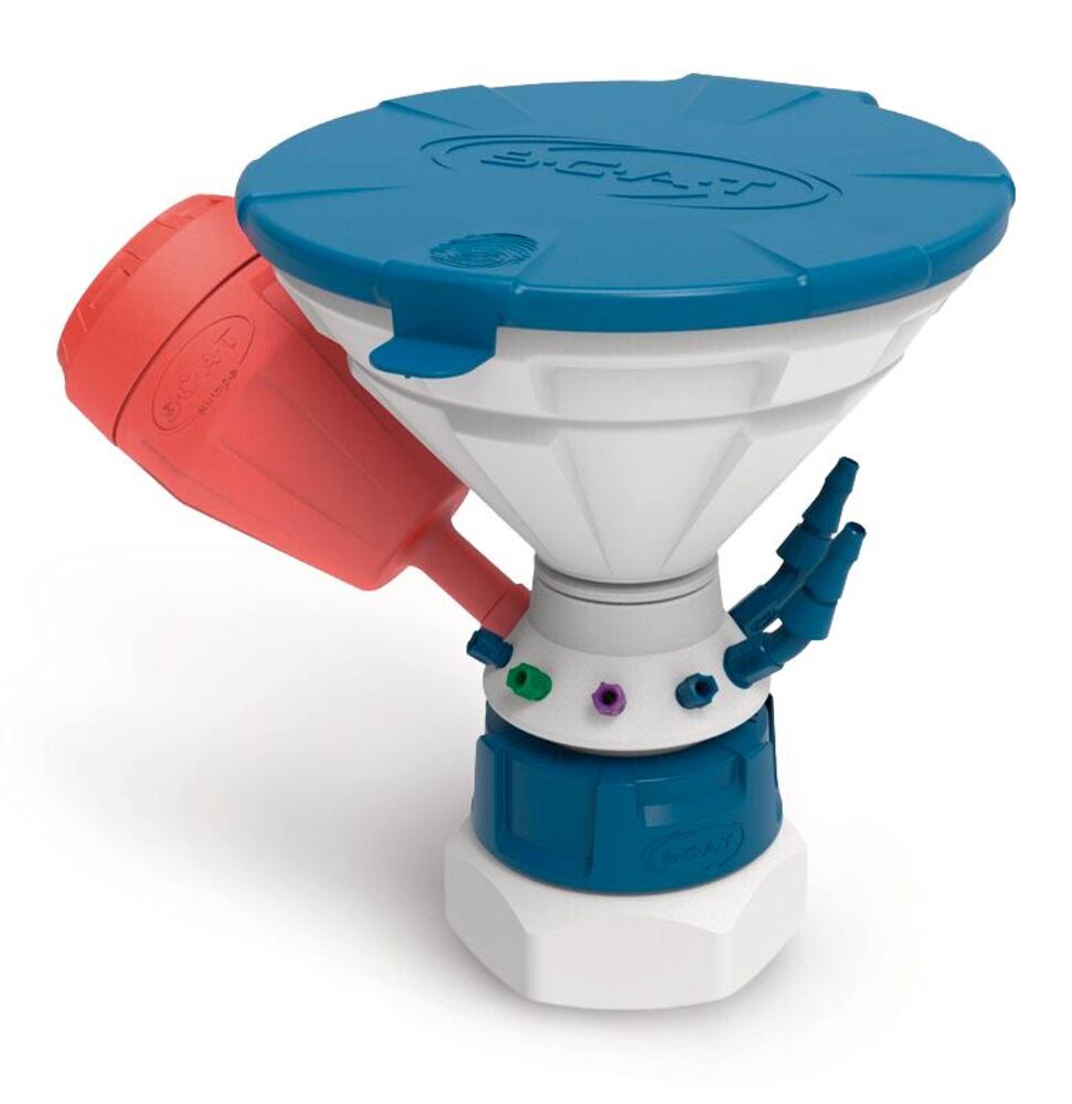 Universal Waste Hub JAN set, 63B, with funnel and exhaust air filter