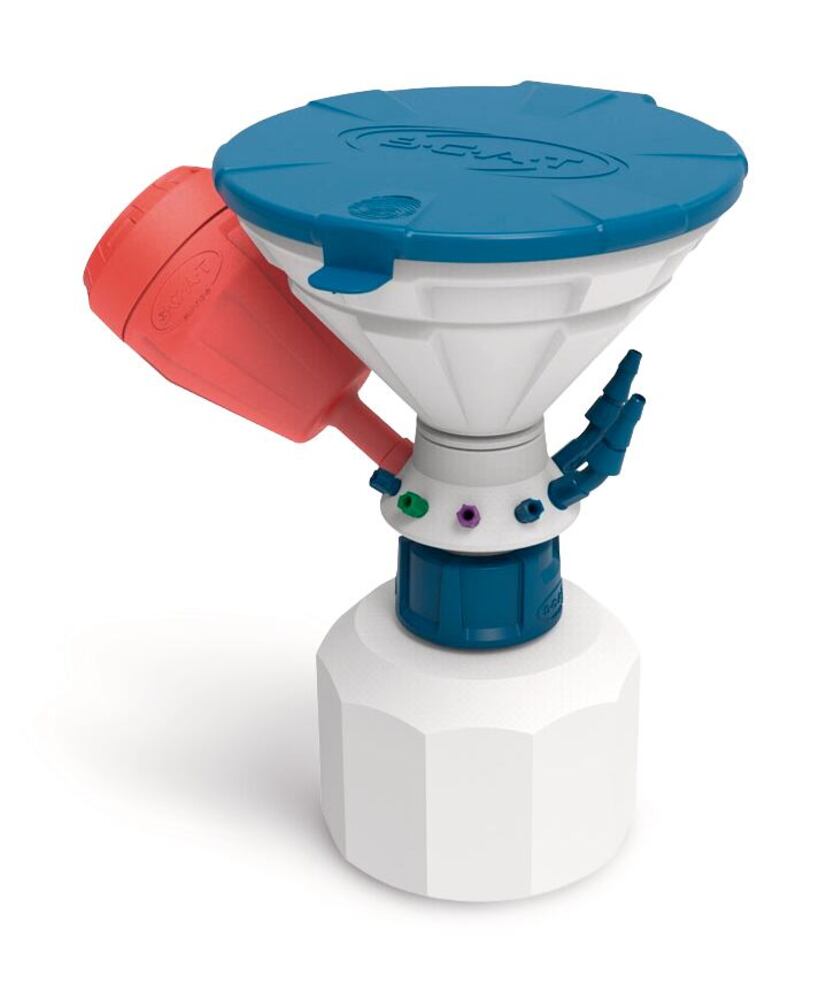 Universal Waste Hub JAN set, 83B, with funnel and exhaust air filter