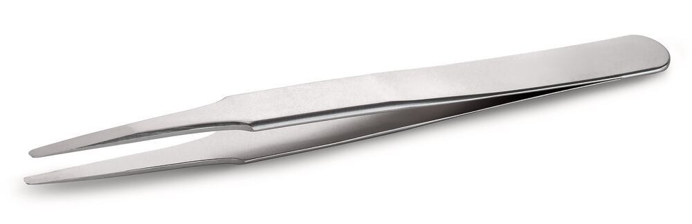 ROTILABO® precision tweezers, straight SA type 2A, L 120 mm, SS 0,11 mm