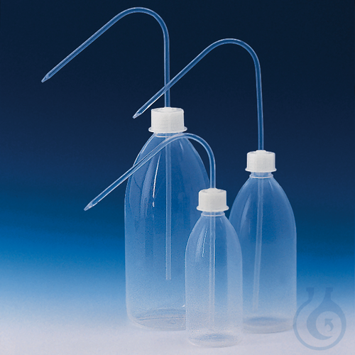 Wash bottle, PFA, narrow mouth, 250 ml, GL 25, tube FEP, closure ETFE - Luminix Health