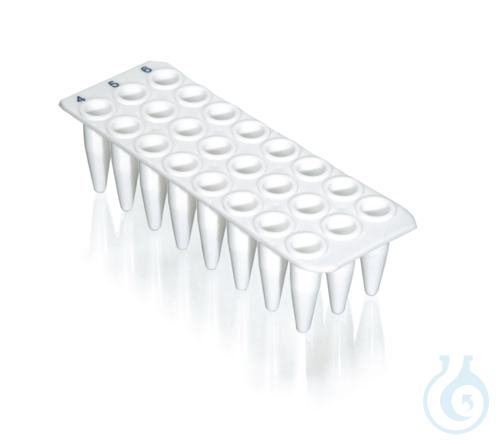 Image of 24-well PCR plate, thin-walled, flexible, 0,2 ml, no skirt el.wells f.qPCR 40 pc