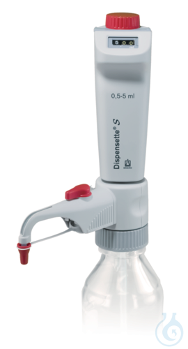Dispensette® S, Digital, DE-M, 0,5 - 5 ml, with recirculation valve - Luminix Health