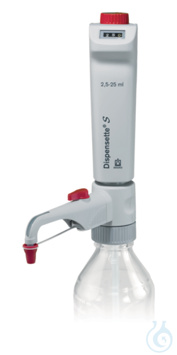 Dispensette® S, Digital, DE-M, 2,5 - 25 ml, with recirculation valve - Luminix Health