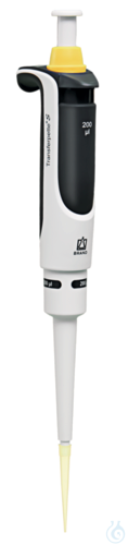 Transferpette® S, Fix, DE-M, 200 µl f.pipette tips 2 - 200 µl yellow - Luminix Health