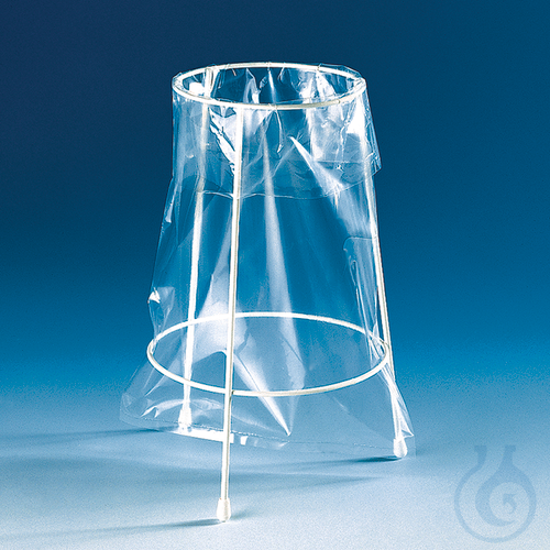 Image of Stand for disposal bags, white - Luminix Health