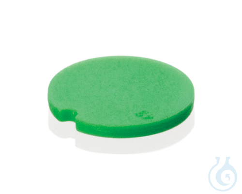 Image of Cap insert, PP, for micro tubes, for colour coding, green, pack of 500 - Luminix Health