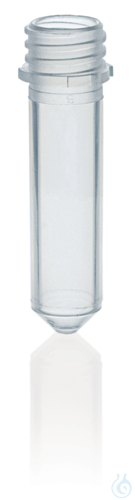 Image of Microtube, PP, without cap, 2,0 ml round bottom non-sterile ungrad. - Luminix Health