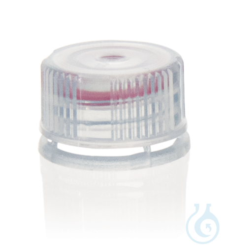 Tamper-evident screw cap, Silicone sealing transparent non-sterile - Luminix Health