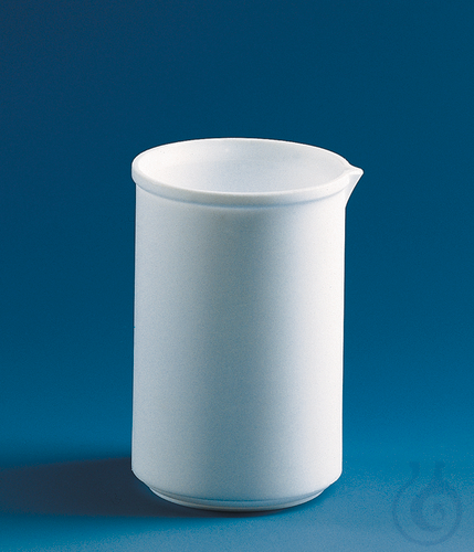 Image of Beaker, low form, PTFE, 50 ml, without graduation, with spout - Luminix Health