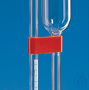 Image of Clip for micro burettes, PP, red - Luminix Health