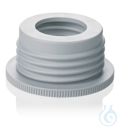 Image of Thread adapter Disp./Titrette/seripettor, PP out.thread GL 45 bottle thr. GL 32- - Luminix Health
