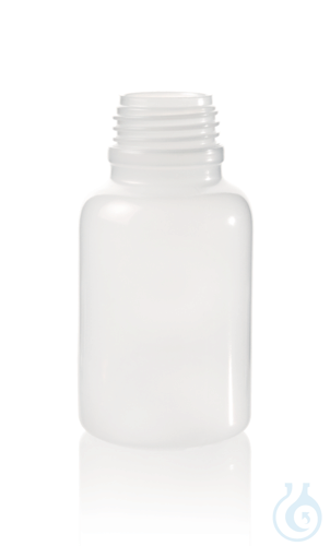Image of Bottle, PE-LD, wide neck, 500 ml, GL 50, without cap - Luminix Health