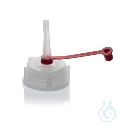 Image of Closure with dropper nozzle, PE-LD, for bottles with thread, GL 25 - Luminix Health