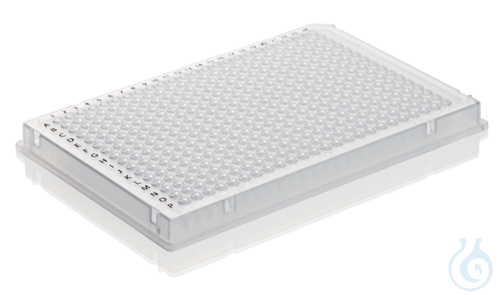 Image of 384-well PCR plate, colorless, 0,03 ml full skirt el.wells f.qPCR 50 pc