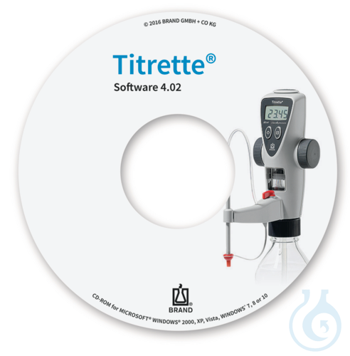 Titrette Software (CD-ROM), German/English, for Titrette with - Luminix Health