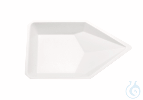 Weighing dish, PS, with spout, antistatic, 250 ml 108 x 180 x 25 mm