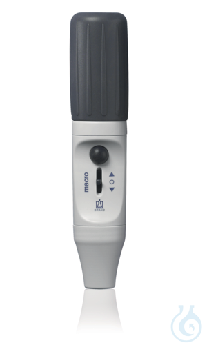 Macro pip. controller f. pip. 0,1-200 ml, grey, w.spare membrane filter (hydroph - Luminix Health