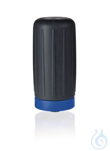Suction bellow macro pip. controller II, silicone, w. screw ring, PP, royal blue - Luminix Health