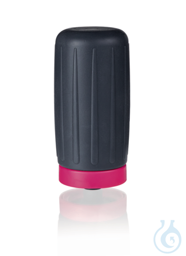 Image of Suction bellow macro pipette controller, silicone, with screw ring, PP, magenta - Luminix Health