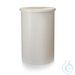 Nalgene&trade; Heavy-Duty Cylindrical LLDPE Tanks with Cover