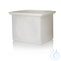 Nalgene&trade; Heavy-Duty Rectangular LLDPE Tank with Covers