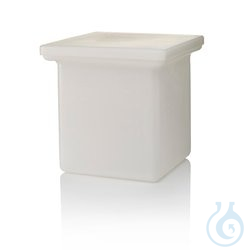Nalgene&trade; Rectangular Polypropylene Tank with Cover