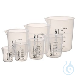 Image of Nalgene&trade; Griffin Low-Form Plastic Beaker Variety Pack - Luminix Health