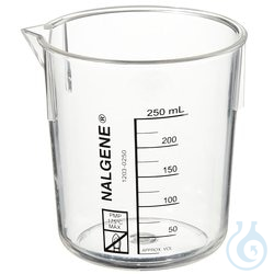 Nalgene&trade; PMP Griffin Low-Form Plastic Beakers