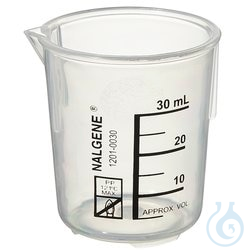Nalgene&trade; Polypropylene Griffin Low-Form Plastic Beakers