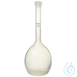 Nalgene&trade; Class B Polymethypentene (PMP) Volumetric Flasks with Screw