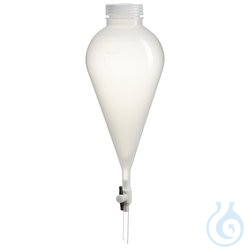 Nalgene&trade; Polypropylene Separatory Funnels with Closure