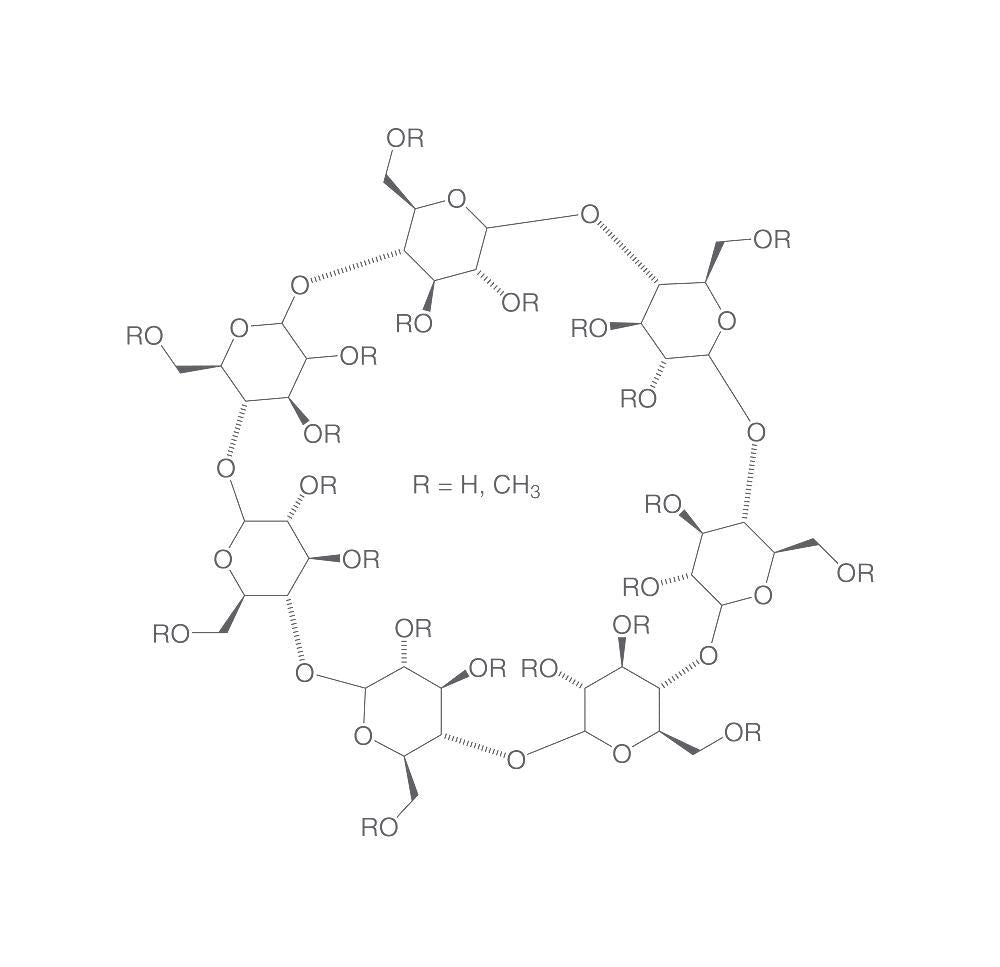 Methyl-beta-cyclodextrin, min. 98 %, 1 g, glass - Luminix Health
