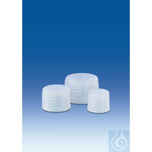 Image of Screw cap, PFA, thread GL25 - Luminix Health