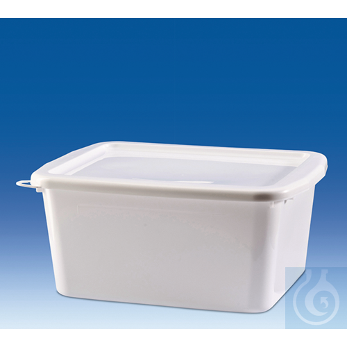 Bowl, PP, white, for steel sinks, 17 l - Luminix Health