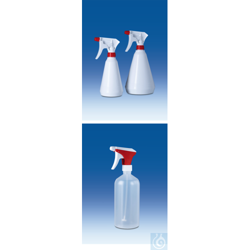 Image of Spray bottle, PP, white, 850 ml - Luminix Health