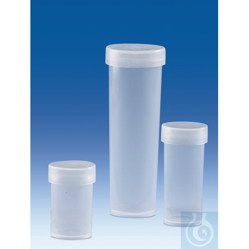Sample vial, PP, with cap, PE-LD, 160 ml, 110 x 50 mm - Luminix Health