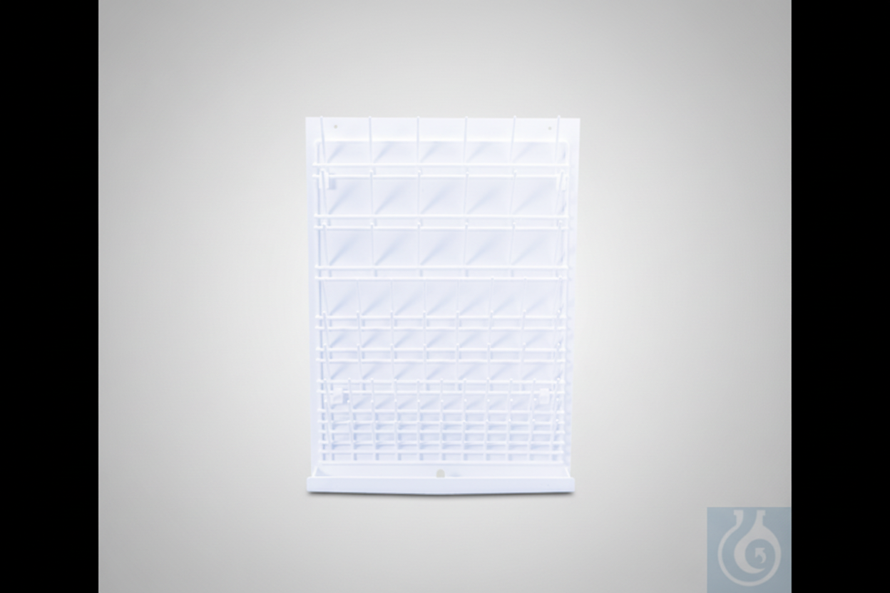 Drying rack, PVC, 450 x 630 mm, 75 pegs - Luminix Health