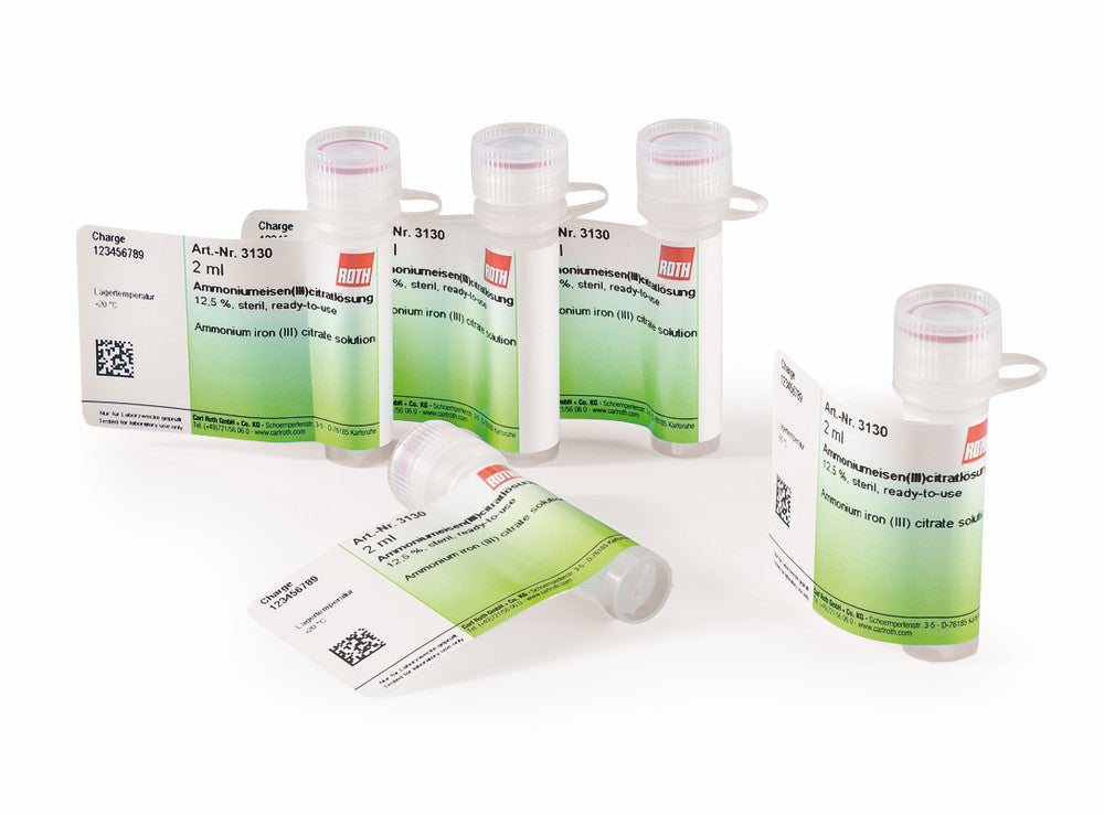Ammonium iron (III) citrate solution, 12.5 %, sterile, ready-to-use, 20 ml - Luminix Health