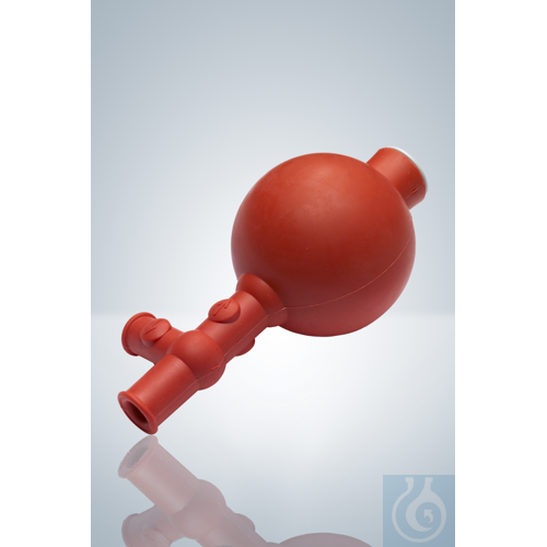 Image of SAFETY PIPETTE FILLER, FLIP MODEL, RED - Luminix Health